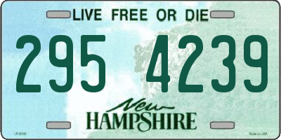 NH license plate 2954239