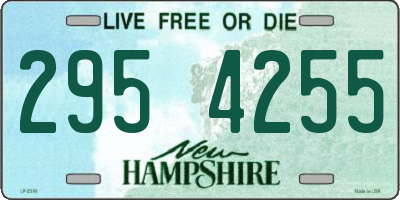 NH license plate 2954255