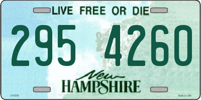 NH license plate 2954260