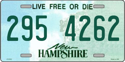 NH license plate 2954262