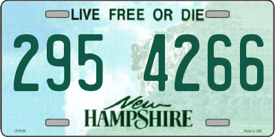 NH license plate 2954266