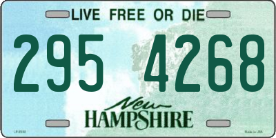 NH license plate 2954268