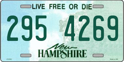 NH license plate 2954269