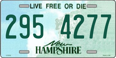 NH license plate 2954277