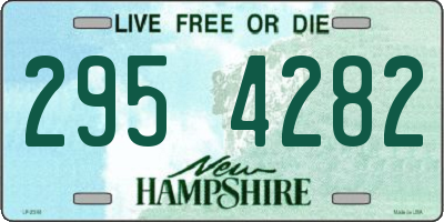 NH license plate 2954282