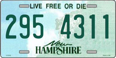 NH license plate 2954311