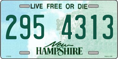 NH license plate 2954313