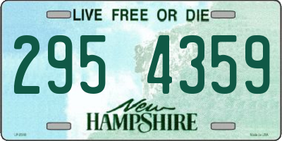 NH license plate 2954359