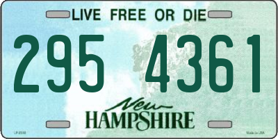 NH license plate 2954361