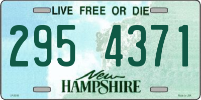 NH license plate 2954371