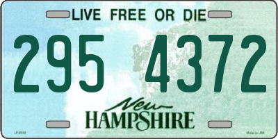 NH license plate 2954372