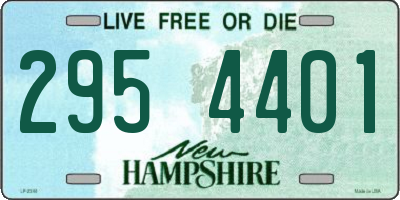 NH license plate 2954401