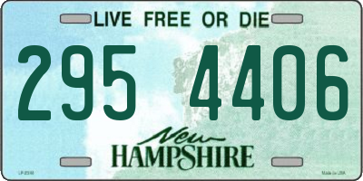 NH license plate 2954406