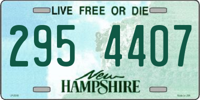 NH license plate 2954407