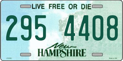 NH license plate 2954408