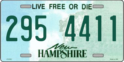 NH license plate 2954411