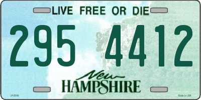 NH license plate 2954412
