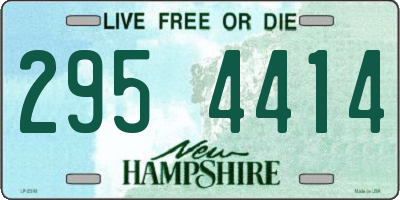 NH license plate 2954414