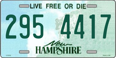 NH license plate 2954417