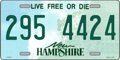 NH license plate 2954424