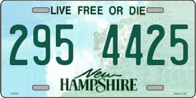 NH license plate 2954425