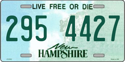 NH license plate 2954427