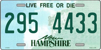 NH license plate 2954433