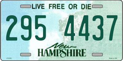 NH license plate 2954437