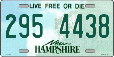 NH license plate 2954438