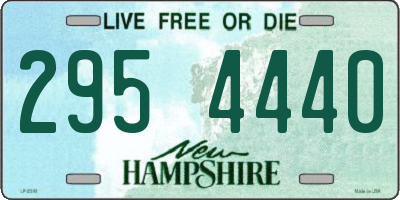NH license plate 2954440
