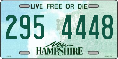 NH license plate 2954448