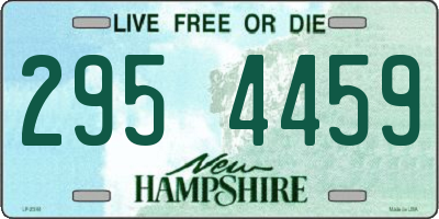 NH license plate 2954459