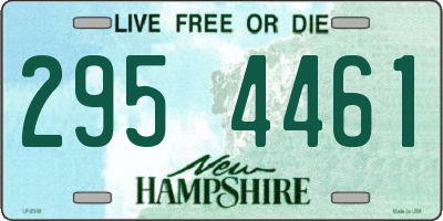 NH license plate 2954461