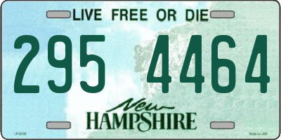 NH license plate 2954464