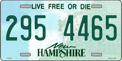 NH license plate 2954465