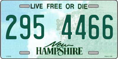 NH license plate 2954466