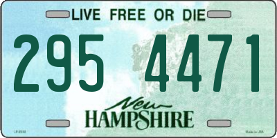 NH license plate 2954471