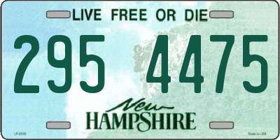 NH license plate 2954475