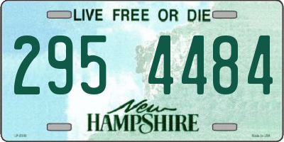 NH license plate 2954484