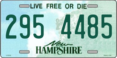 NH license plate 2954485