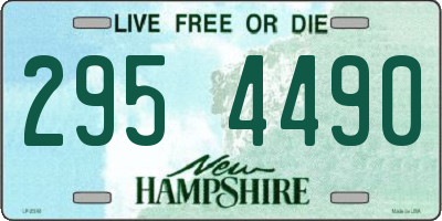NH license plate 2954490