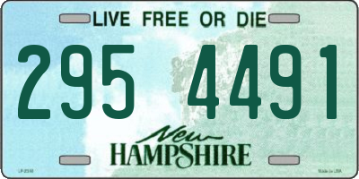 NH license plate 2954491
