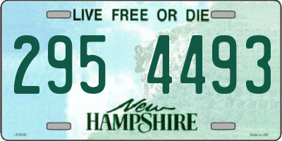 NH license plate 2954493