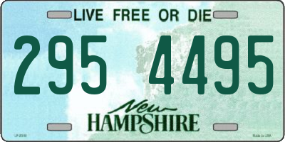 NH license plate 2954495
