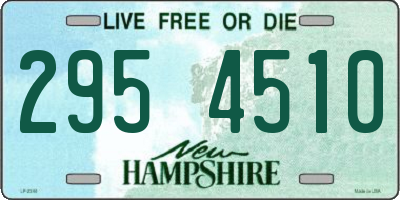 NH license plate 2954510