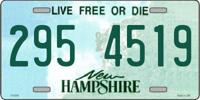 NH license plate 2954519