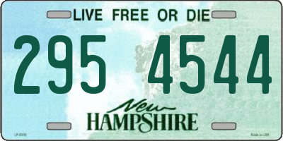 NH license plate 2954544
