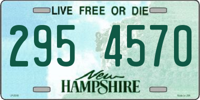 NH license plate 2954570