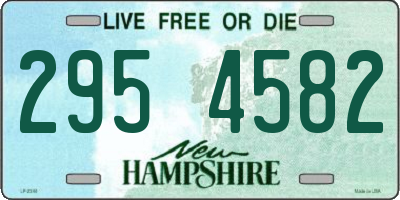 NH license plate 2954582