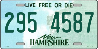 NH license plate 2954587